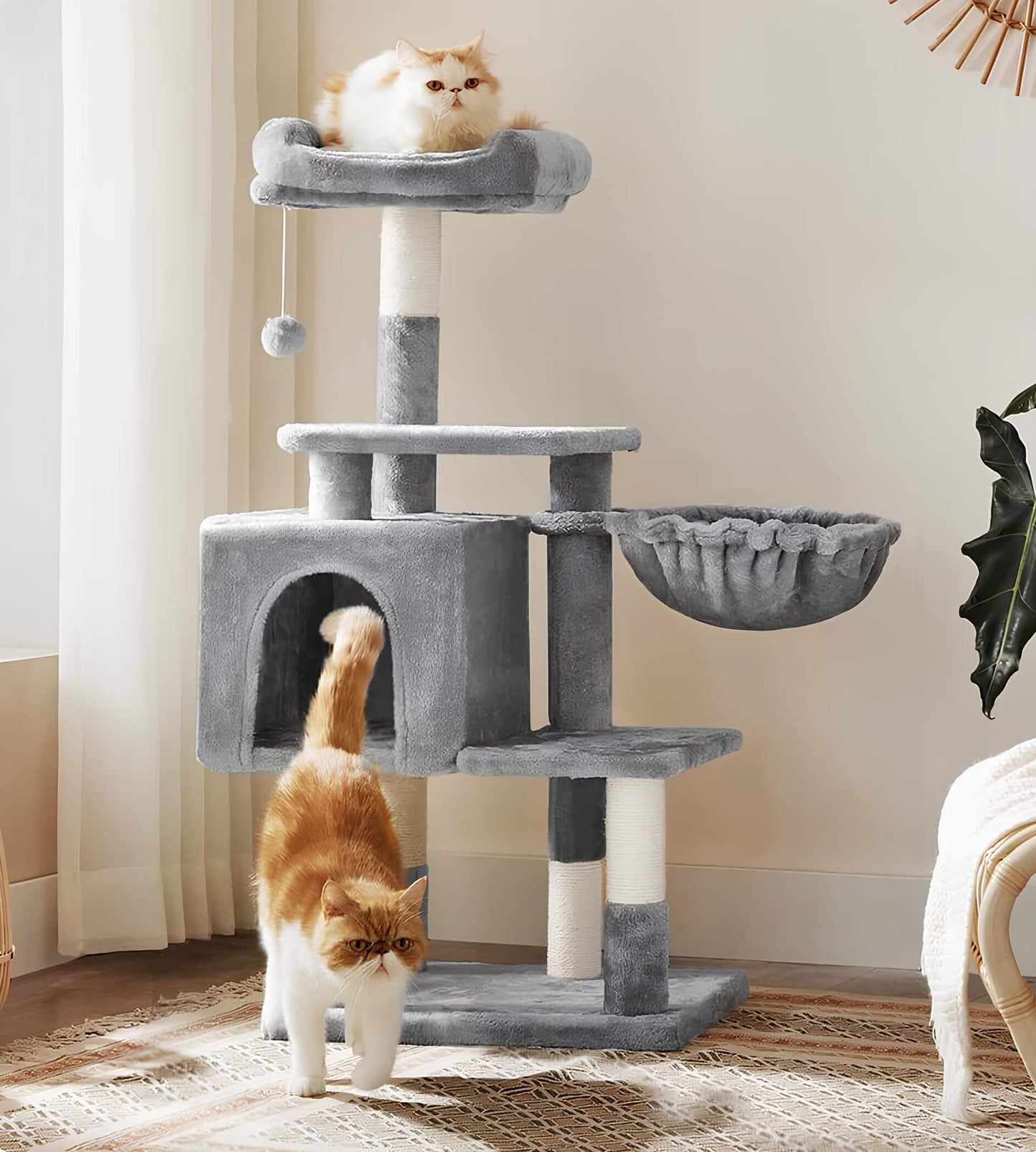 Arbre à chat multi-niveaux 110cm