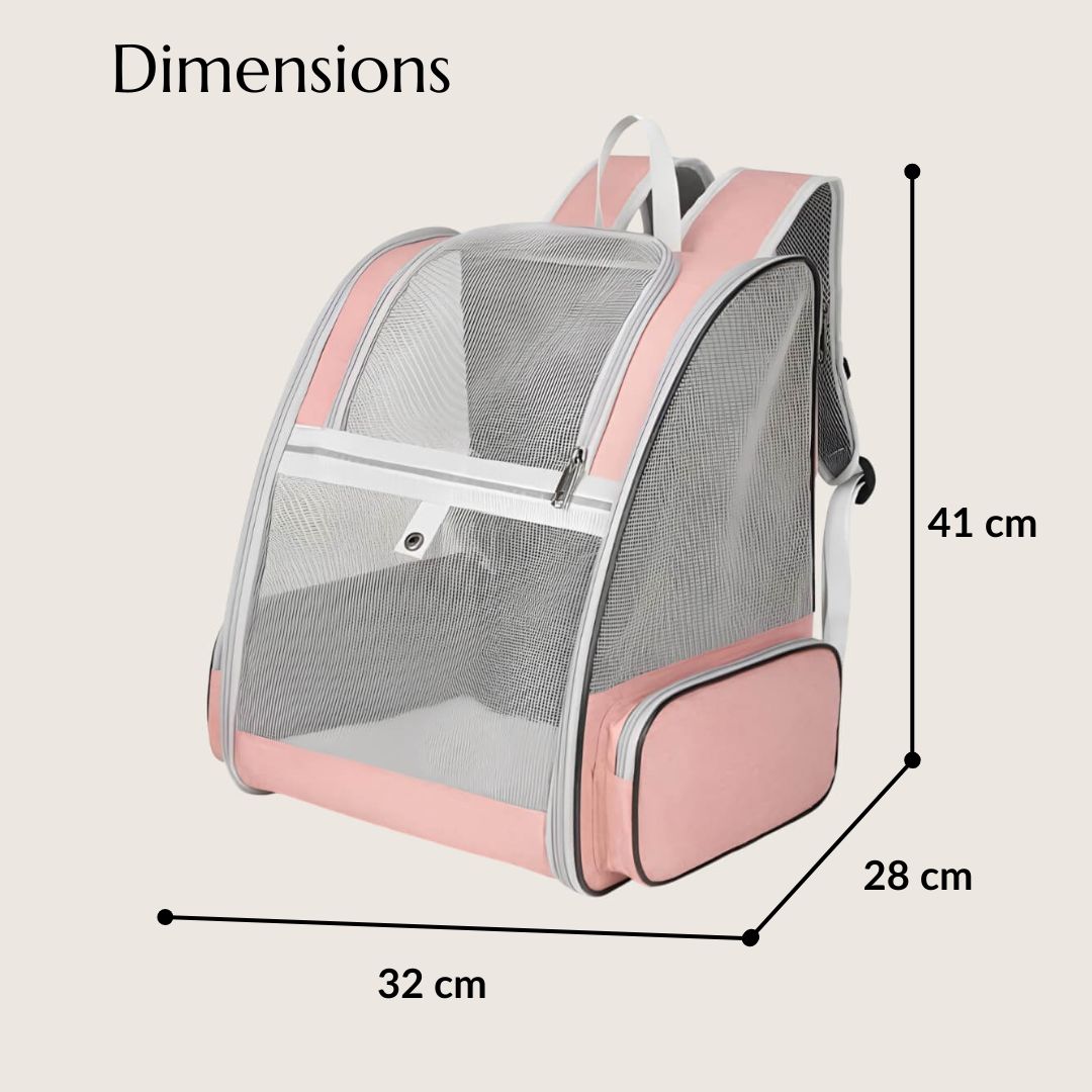 Sac à dos de voyage respirant pour chats