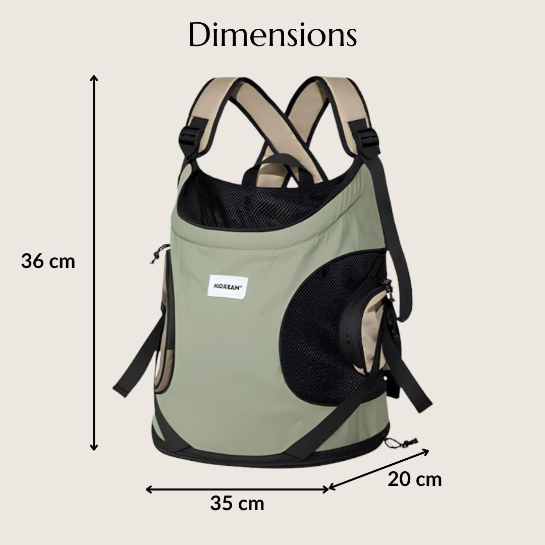 Sac à dos poitrine pour chats