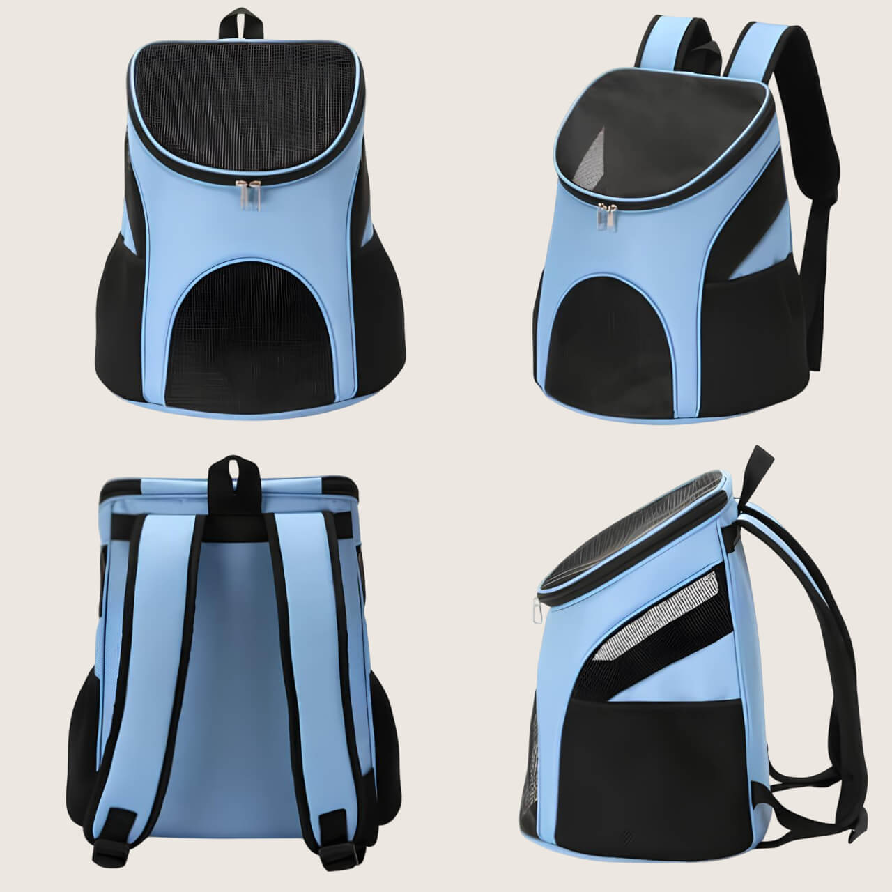 Sac à dos pour chats - Ouverture pratique