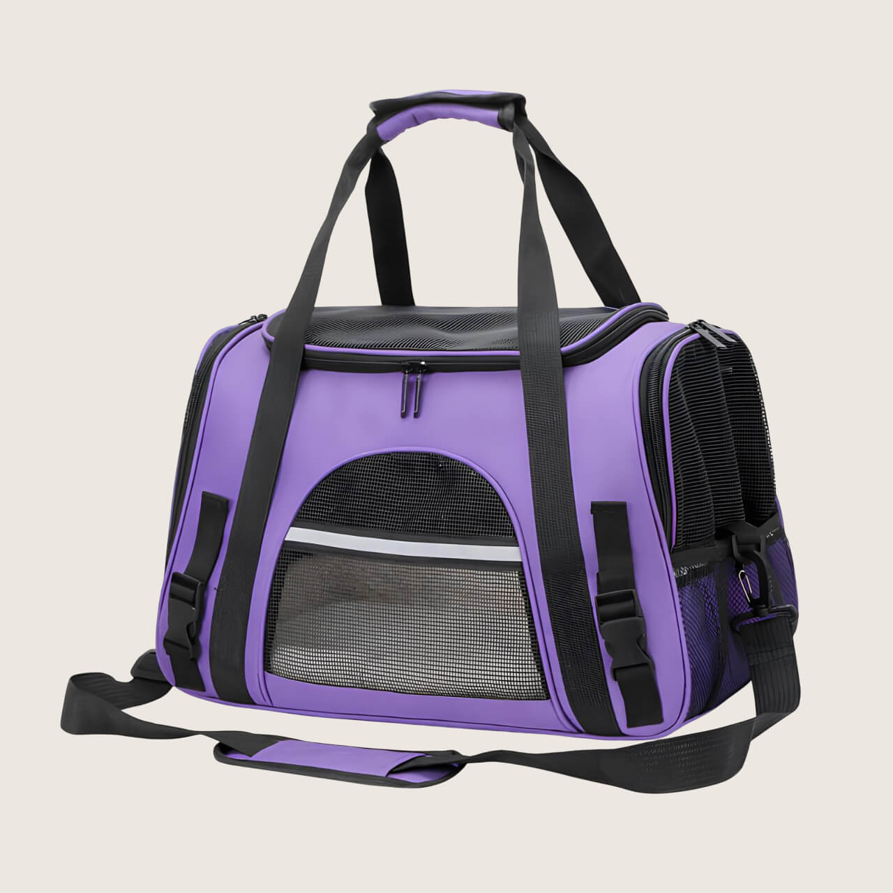 Sac de transport pliable pour chat - Souple et respirant