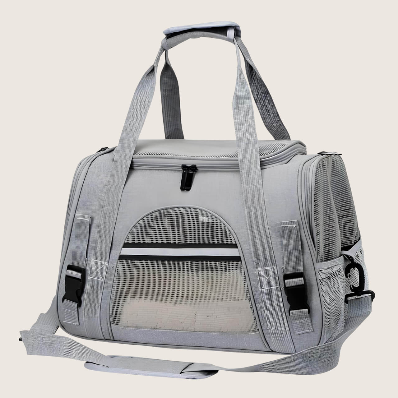 Sac de transport pliable pour chat - Souple et respirant