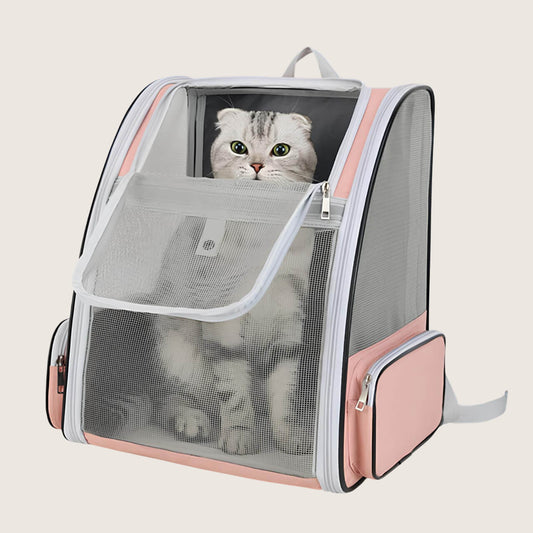 Sac à dos de voyage respirant pour chats